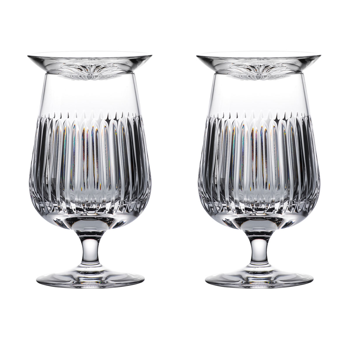 Waterford Crystal Connoisseur Aras Rum Snifters and Tasting Cap, Pair